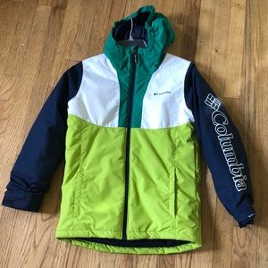 Columbia Omni heat winter jacket size large kids